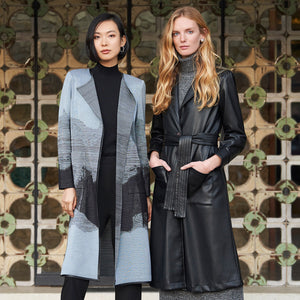 Two Models in Misook Fall/Resort 2022 Clothing
