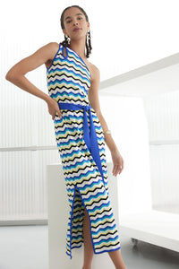 one shoulder chevron dress Modern Fit One-Shoulder Column Maxi Dress