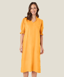 Nydela Smock-Sleeve Dress | Butterscotch | Masai Copenhagen