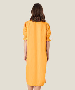 Nydela Smock-Sleeve Dress | Butterscotch | Masai Copenhagen