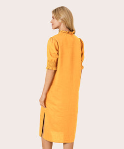 Nydela Smock-Sleeve Dress | Butterscotch | Masai Copenhagen