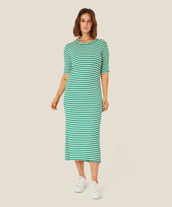 Norits Midi T-Shirt Dress | Greenlake Print | Masai Copenhagen