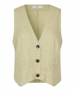 Jordyn Linen Vest | Bog | Masai Copenhagen