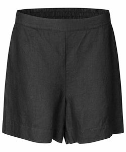 Pinjaba Linen Shorts | Black Solid | Masai Copenhagen