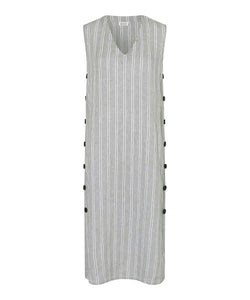 Nukus Linen Striped Dress | Bog Print | Masai Copenhagen