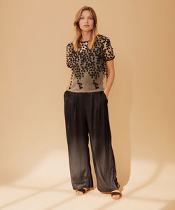 Patty Wide-Leg Pants | Black Solid | Masai Copenhagen