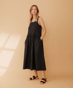 Naha Sleeveless Dress | Black Solid | Masai Copenhagen