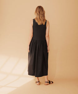 Naha Sleeveless Dress | Black Solid | Masai Copenhagen