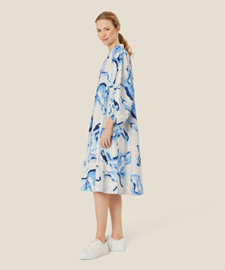 Nalo Smock-Sleeve Midi Dress | Masai Copenhagen