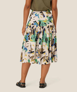 Subira Skirt | Dusky Green Print | Masai Copenhagen