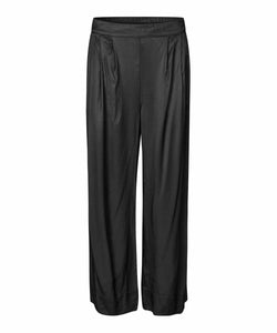 Patty Wide-Leg Pants | Black Solid | Masai Copenhagen