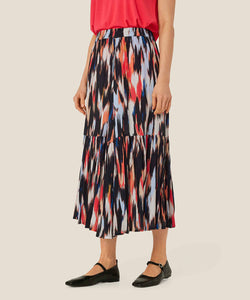 Signe Maxi Skirt | Hibiscus Brush Print | Masai Copenhagen