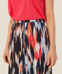 Signe Maxi Skirt | Hibiscus Brush Print | Masai Copenhagen