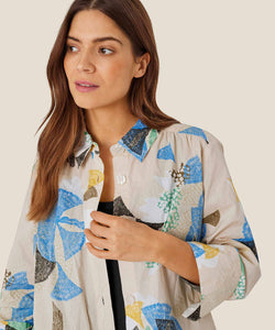 Idakai Button-Up Shirt | Marina Print | Masai Copenhagen