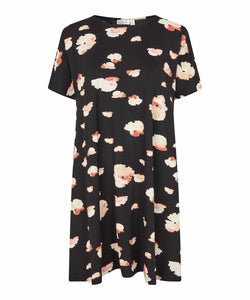 Gertie Floral Tunic | Black Hibiscus Print | Masai Copenhagen