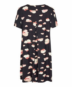 Gertie Floral Tunic | Black Hibiscus Print | Masai Copenhagen