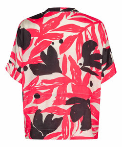 Irekana Cuff Sleeve Shirt | Hibiscus Leaf Print | Masai Copenhagen