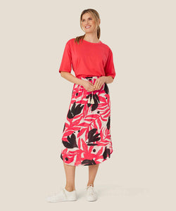 Silja Midi Skirt | Hibiscus Leaf Print | Masai Copenhagen