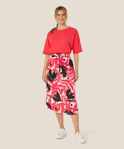 Silja Midi Skirt | Hibiscus Leaf Print | Masai Copenhagen