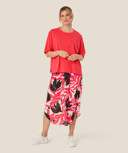 Silja Midi Skirt | Hibiscus Leaf Print | Masai Copenhagen