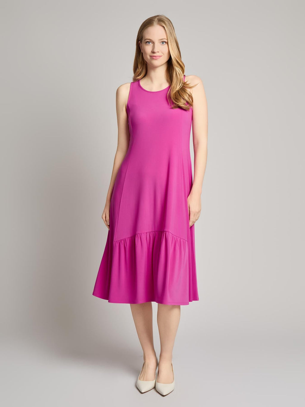Petite High Low Flounce Dress – meison