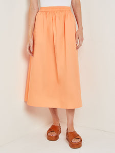 Maxi A-Line Skirt - Cotton, Citrine | Misook