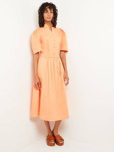 Maxi A-Line Skirt - Cotton, Citrine | Misook