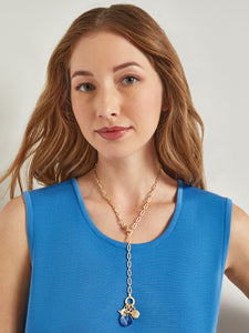 Classic Knit Tank Top, Adriatic Blue, Adriatic Blue | Meison Studio Presents Misook