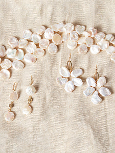Freshwater Pearl Wreath Dangle Earrings, Pearl | Misook