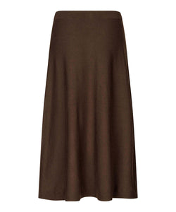 Stina Knit Midi Skirt | Coffee Bean Solid | Masai Copenhagen