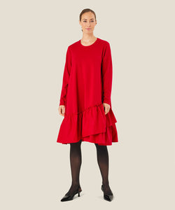 Nell Tiered Dress | Scarlet Sage Solid | Masai Copenhagen