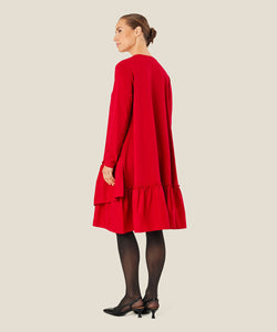 Nell Tiered Dress | Scarlet Sage Solid | Masai Copenhagen