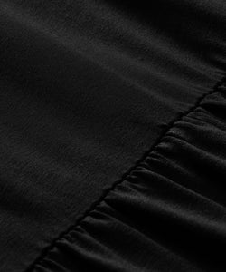 Noris Ruffle Dress, Black Solid | Meison Studio Presents Masai