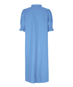 Nydela Smock-Sleeve Dress | Blue Bonnet | Masai Copenhagen