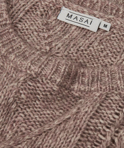 Fadi Knit Sweater, Dusky Orchid | Meison Studio Presents Masai