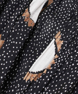 Nomina Tie-Neck Dress, Rubber Print | Meison Studio Presents Masai