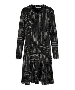 Norissa Ruffle Dress | Black Print | Masai Copenhagen