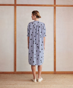 Nomi Dress | Maritime Blue Stripe Print | Masai Copenhagen