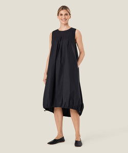 Otoba Sleeveless Dress, Black Solid | Meison Studio Presents Masai