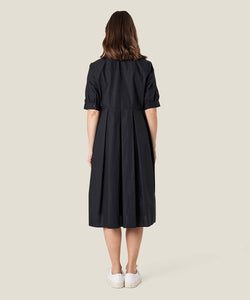 Nebina Dress, Black Solid | Meison Studio Presents Masai