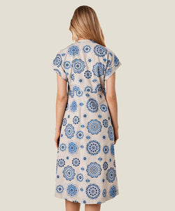Nynki Dress, Nebulas Blue Print | Meison Studio Presents Masai
