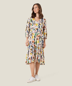 Nette Dress, Whitecap Floral Print | Meison Studio Presents Masai