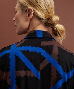 Naga Shirt Dress | Surf the Web Line Print | Masai Copenhagen