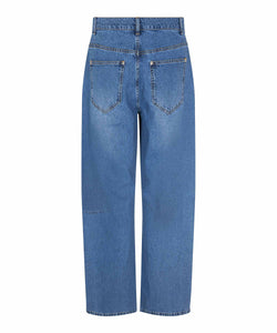 Philine Bootcut Jeans | Medium Denim Solid | Masai Copenhagen