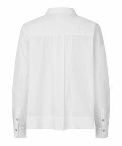 Immanas Button-Up Shirt | White Solid | Masai Copenhagen