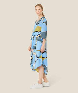 Nora V-Neck Midi Dress | Oasis Print | Masai Copenhagen