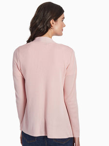 Open Front Icon Cardigan, Rose | Meison Studio Presents Jones New York