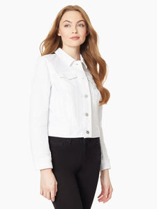 Classic Denim Jacket, Soft White, Soft White | Meison Studio Presents Jones New York