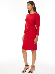 Olivia Dress, Everyday Knit, Fire Red | Meison Studio Presents Kasper