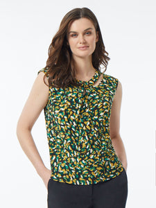 Clara Top, Everyday Knit, Evergreen Multi | Kasper